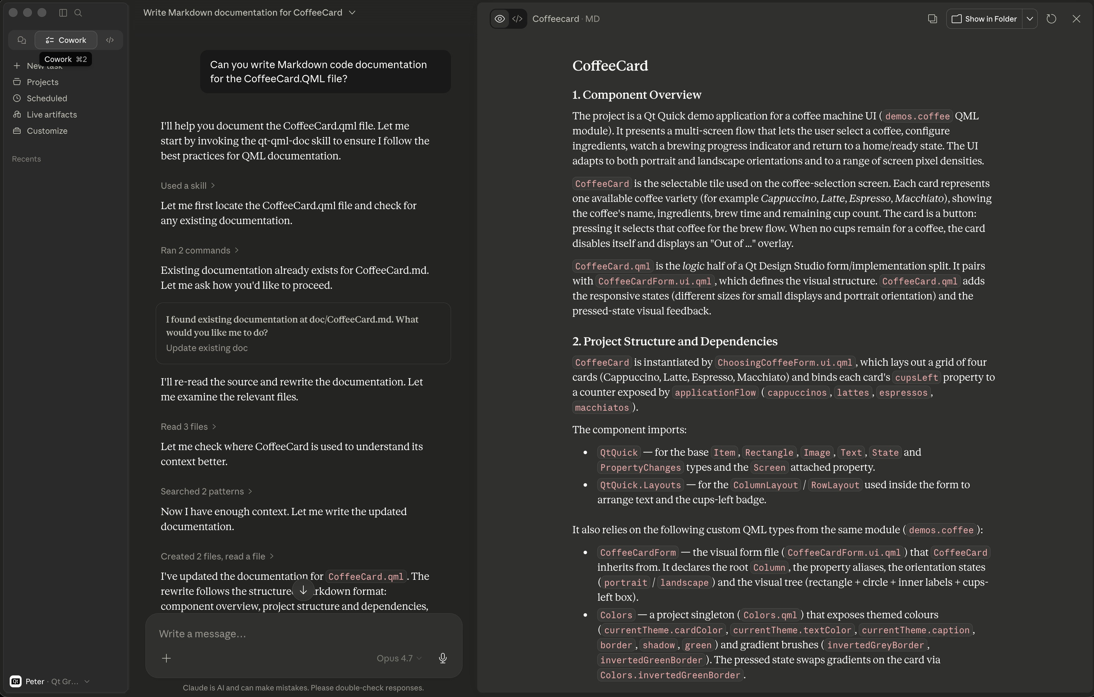 AI Code Documentation Claude Desktop